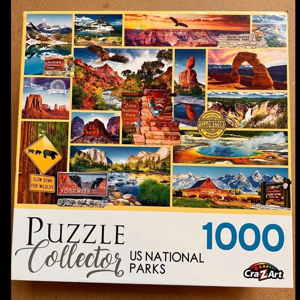 Cra-Z-Art US National Parks 1000 Piece Jigsaw Puzzle - Multicolor